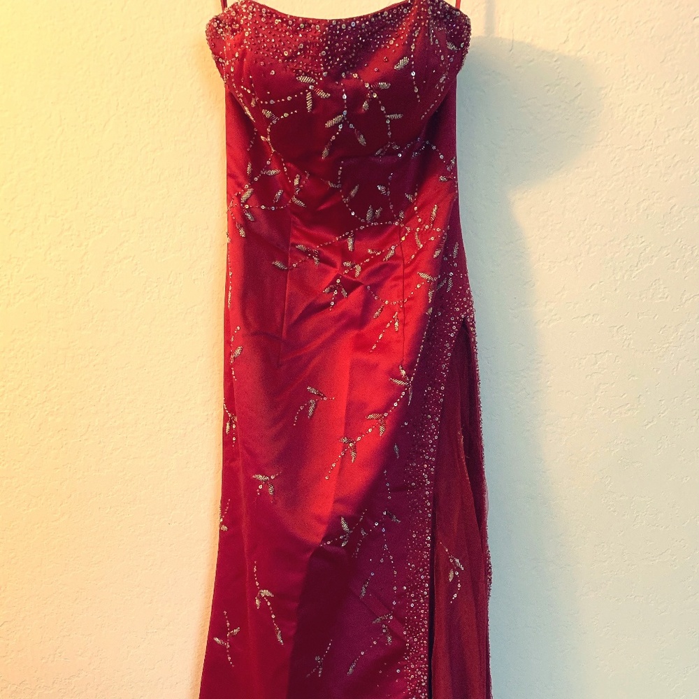 Red Formal Gown / Prom Dress